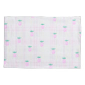 Farmhouse Pink Pineapple  枕カバー (裏面-左)