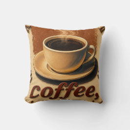 Farmhouse Rustic Vintage Kitchen Coffee Cup クッション