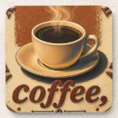 Farmhouse Rustic Vintage Kitchen Coffee Cup コースター (正面)