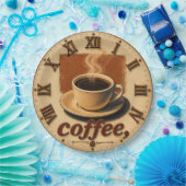 Farmhouse Rustic Vintage Kitchen Coffee Cup ペーパープレート (パーティー)