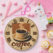 Farmhouse Rustic Vintage Kitchen Coffee Cup ペーパープレート (パーティー)
