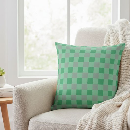 Farmhouse style cushion, soft decorative pillow クッション