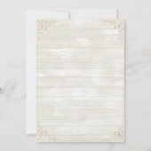 Farmhouse Tea Bridal Shower Invitation 招待状 (裏面)