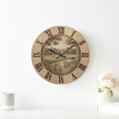 Farmhouse Wall Clock ラージ壁時計 (ホーム)