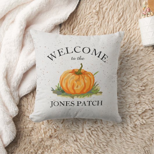 Farmhouse Welcome to Our Pumpkin Patch Signature クッション (ブランケット)