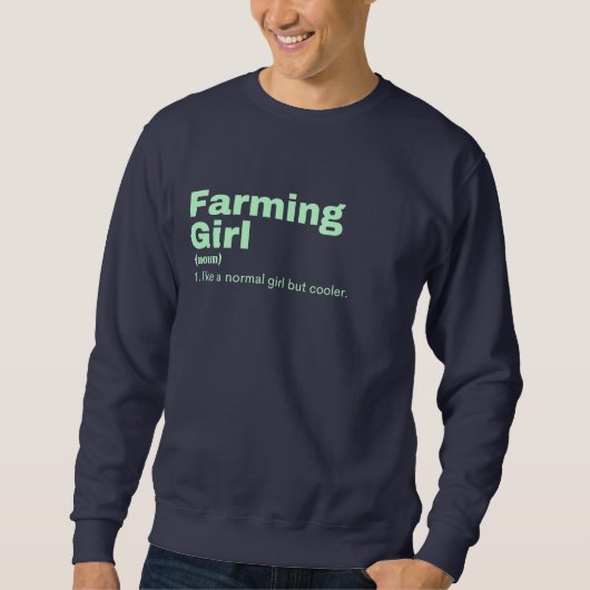 Farming Girl - Farming スウェットシャツ (正面)
