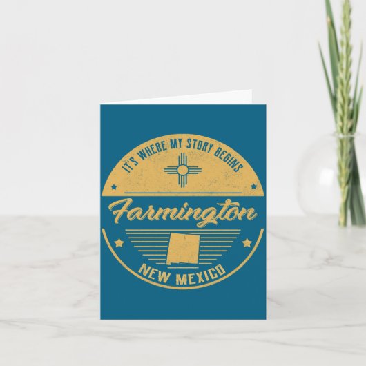 Farmington New Mexico Its Where My Story Begins カード (正面)