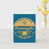 Farmington New Mexico Its Where My Story Begins カード (黄色い花)