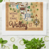 Farmington Valley, Connecticut, Mothers of Towns キッチンタオル (折り畳み)