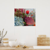 FARMphemera.com 「アンティーク&紫陽花」ポスター ポスター (キッチン)