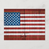 Farms | American Flag Barn Mural ポストカード (正面)
