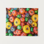 Farms | Colorful Tomato Harvest タペストリー (正面(横))