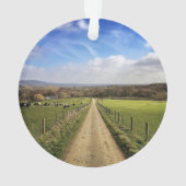 Farms | English Countryside Dirt Road オーナメント (裏面)