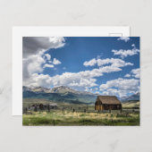 Farms | Farm Below the Colorado Mountains ポストカード (正面/裏面)