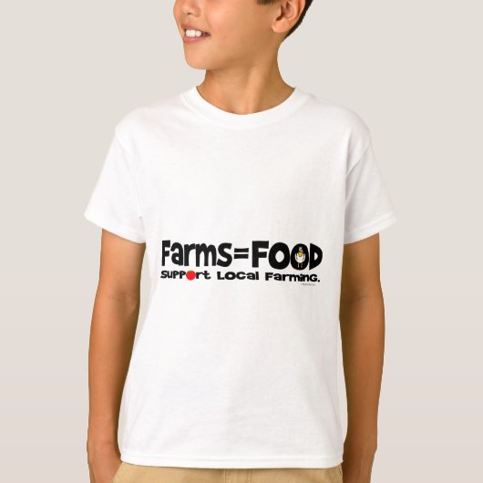 Farms=Food Tシャツ (正面)