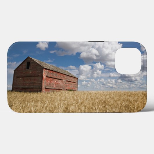 Farms | Old Red Barn in Wheat Field Case-Mate iPhoneケース (裏面 (横))