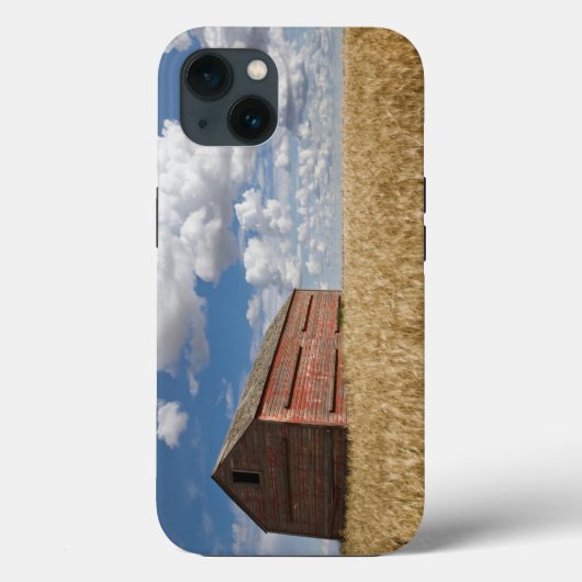 Farms | Old Red Barn in Wheat Field Case-Mate iPhoneケース (裏面)