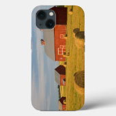 Farms | Red Barns Near Hay Bales Case-Mate iPhoneケース (裏面)