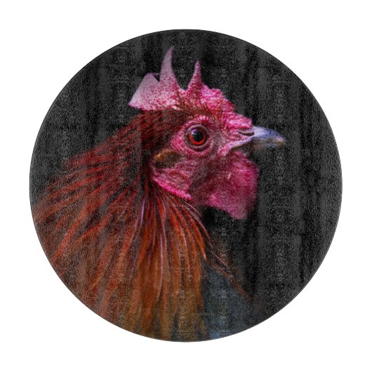 Farms | Rooster Head Shot カッティングボード (正面)