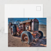 Farms | Rusty Antique Tractor ポストカード (正面/裏面)