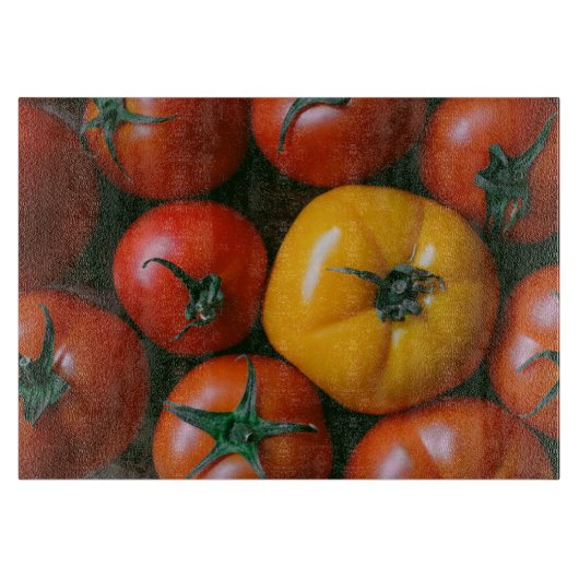 Farms | Shiny Red & Yellow Tomatoes カッティングボード (正面)