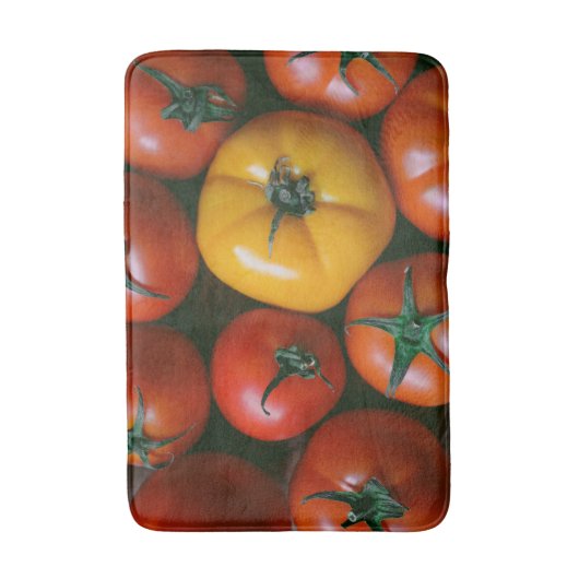 Farms | Shiny Red & Yellow Tomatoes バスマット (正面縦)