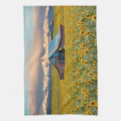 Farms | Sunflower Field キッチンタオル (縦)