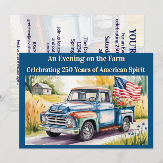 Farmstead Americana ★ Patriotic US 250 Celebration 招待状