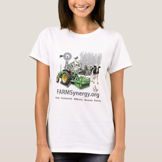 FARMSynergy - Tシャツ – Gals (正面)