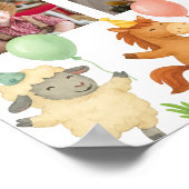 Farmyard Animals First Year Photo Milestone Poster ポスター (角)