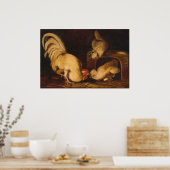 Farmyard Fowls, John James Audubonファインアートポスター ポスター (キッチン)