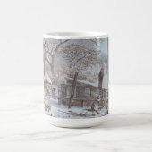 FARMYARD IN WINTER 1786ヴィンテージアートクリスマスマグ コーヒーマグカップ (中央)