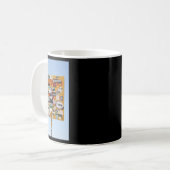 Faro垂直ステッカー コーヒーマグカップ (正面左)
