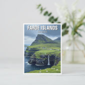 Faroe Islands Denmark Travel ポストカード (スタンド正面)