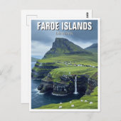 Faroe Islands Denmark Travel ポストカード (正面/裏面)