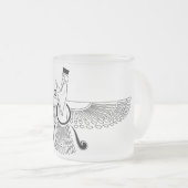 Faroharのカスタムなタンブラー フロストグラスマグカップ (正面右)