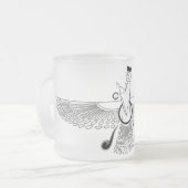 Faroharのカスタムなタンブラー フロストグラスマグカップ (正面左)