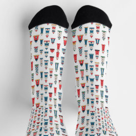 Faróis de Portugal Nautical Crew Socks – Sustainab ソックス