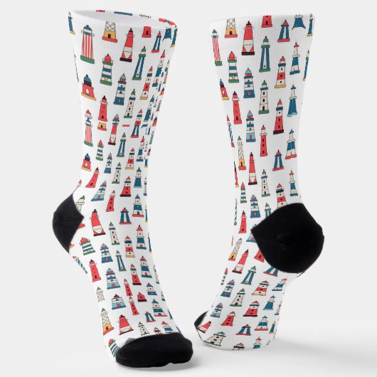 Faróis de Portugal Nautical Crew Socks – Sustainab ソックス (傾斜あり)