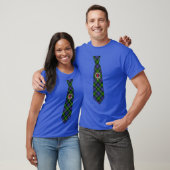 Farquharson Scottish Badge & Tartan Necktie  Tシャツ (ユニセックス)