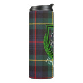 Farquharson Scottish Clan Tartan & Crest タンブラー (回転左)