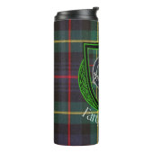 Farquharson Scottish Clan Tartan & Crest タンブラー (回転左)