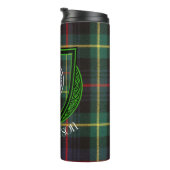 Farquharson Scottish Clan Tartan & Crest タンブラー (回転右)