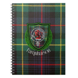 Farquharson Scottish Clan Tartan & Crest ノートブック