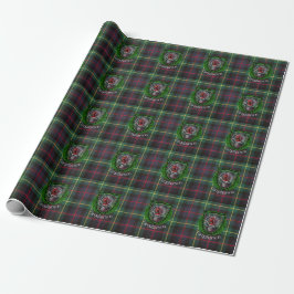 Farquharson Scottish Clan Tartan & Crest ラッピングペーパー
