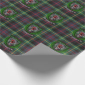 Farquharson Scottish Clan Tartan & Crest ラッピングペーパー (角)