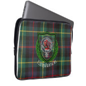Farquharson Scottish Clan Tartan & Crest ラップトップスリーブ (正面右)