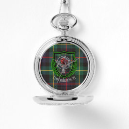 Farquharson Scottish Clan Tartan & Crest 腕時計
