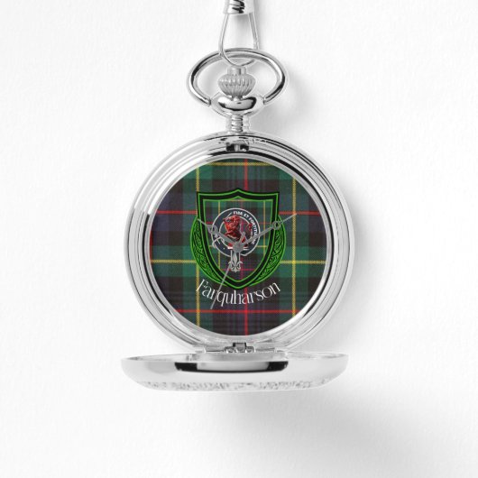 Farquharson Scottish Clan Tartan & Crest 腕時計 (正面)