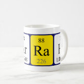 Farrah期別テーブル名mug コーヒーマグカップ (正面右)